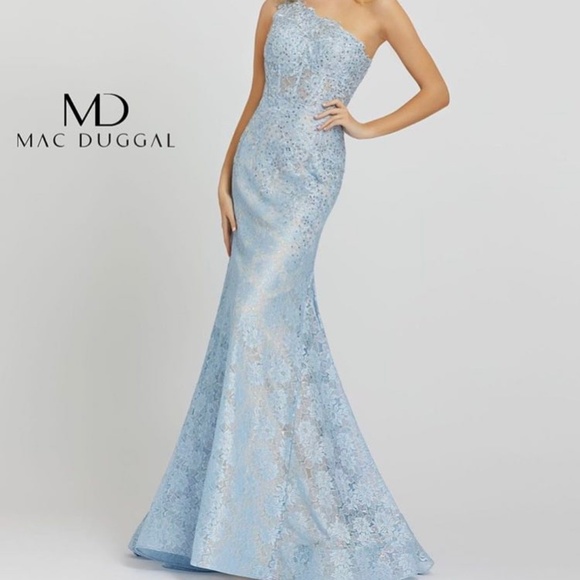 MAC DUGGAL Prom Cocktail Special Event Wedding Corset Trumpet Gown • size 8 NWT - Picture 3 of 3